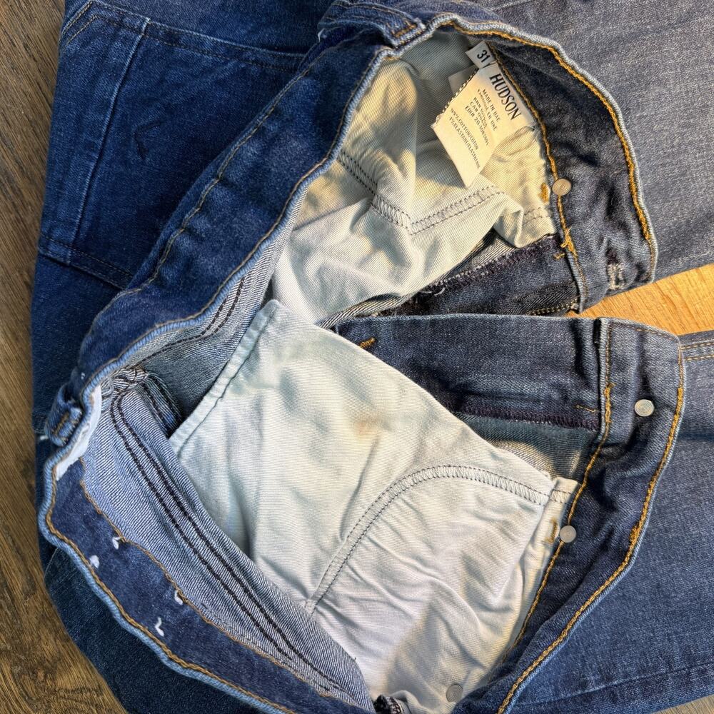 Hudson Byron Straight Leg Denim Jeans, Size 31 - Picture 16 of 16